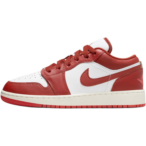 Детские кроссовки nike Air Jordan 1 Low SE (GS) белые