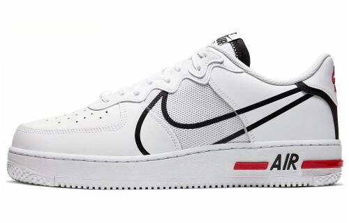 Кроссовки Nike Air Force 1 React White Black Red