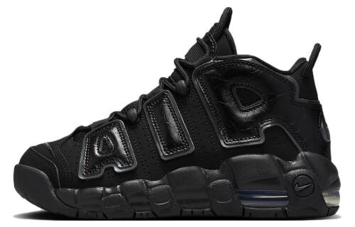 Детские кроссовки Nike Air More Uptempo (GS) черные