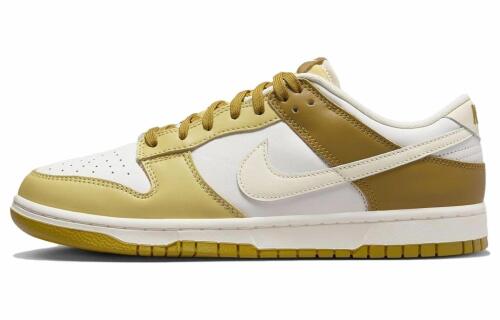 Мужские кроссовки Nike Dunk Low Retro золотые