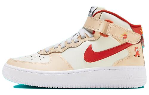 Детские кроссовки Nike Air Force 1 Mid EasyOn (GS) белые