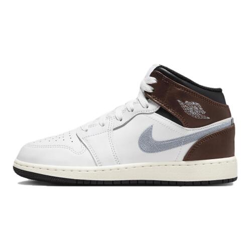 Детские кроссовки nike Air Jordan 1 Mid SE (GS) черные