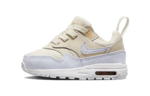 Детские кроссовки Nike Air Max 1 EasyOn (TD) белые