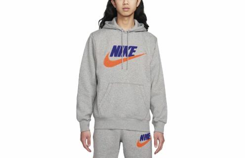 Мужская толстовка Nike Club Fleece серая