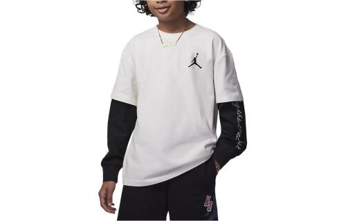 Детская футболка nike Jordan Stitch Patch белая