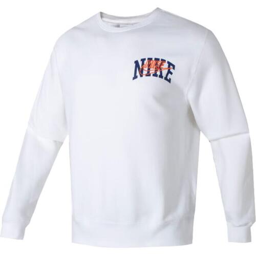 Мужской свитшот Nike Club Fleece белый