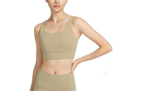 Женское боди Nike Zenvy Longline зеленое