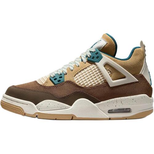 Детские кроссовки nike Air Jordan 4 Retro (GS) желтые