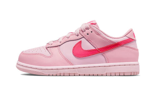 Детские кроссовки Nike Dunk Low (PS) розовые