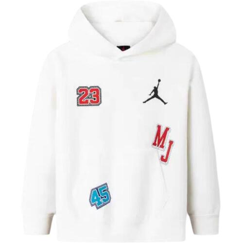 Детская толстовка nike Jordan Sneaker School Patch белая