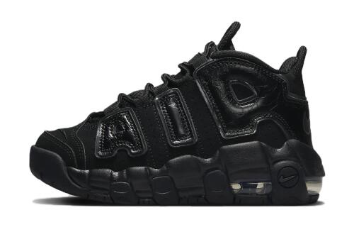 Детские кроссовки Nike Air More Uptempo (PS) черные