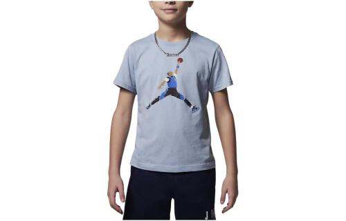 Детская футболка nike Jordan Watercolor Jumpman синяя