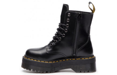 Женские ботинки Dr Martens JADON PLATFORM BOOTS BLACK POLISHED SMOOTH