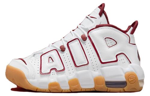 Детские кроссовки Nike Air More Uptempo (GS) белые