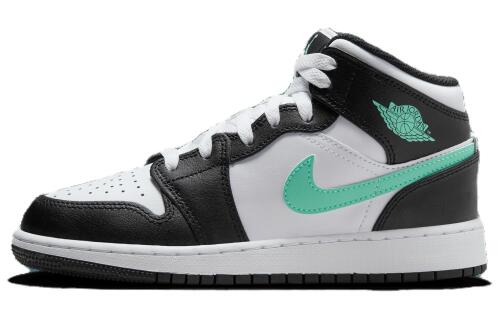 Детские кроссовки nike Air Jordan 1 Mid (GS) черные