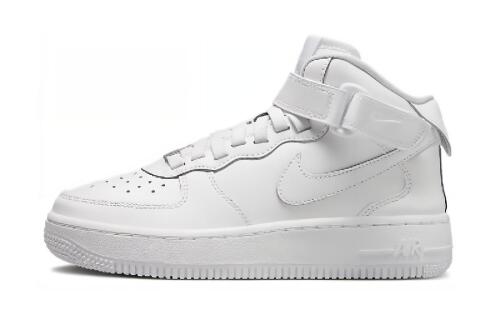 Детские кроссовки Nike Air Force 1 Mid Easyon (GS) белые