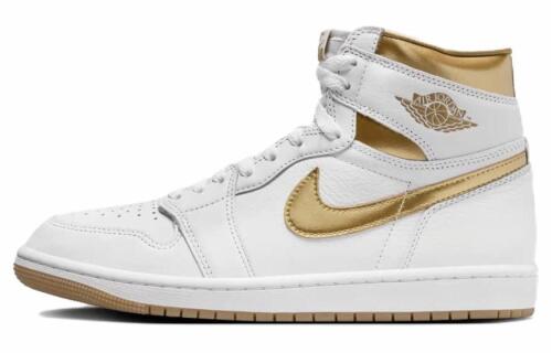 Женские кроссовки nike Air Jordan 1 Retro HI OG белые