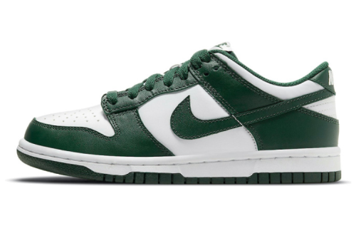 Детские кроссовки Nike Dunk Low (GS) зеленые