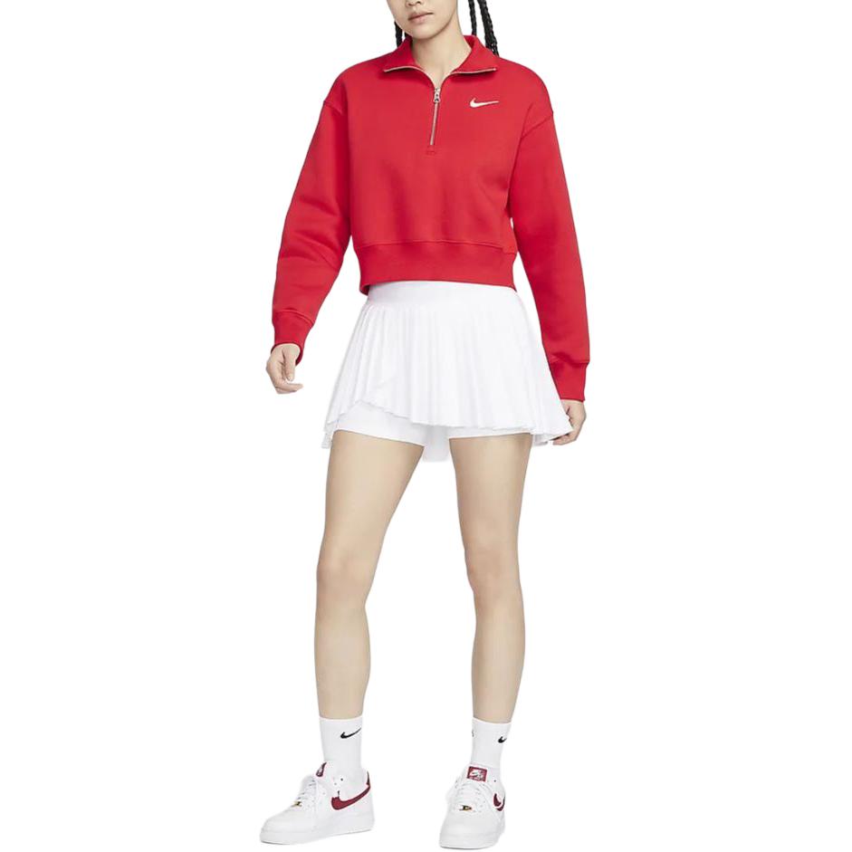 Женский свитшот Nike Sportswear Phoenix Fleece красный