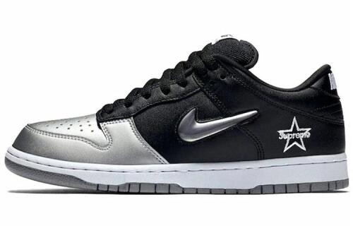 Кроссовки Nike SB Dunk Low Supreme Jewel Swoosh Silver