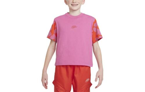 Детская футболка Nike Sportswear розовая