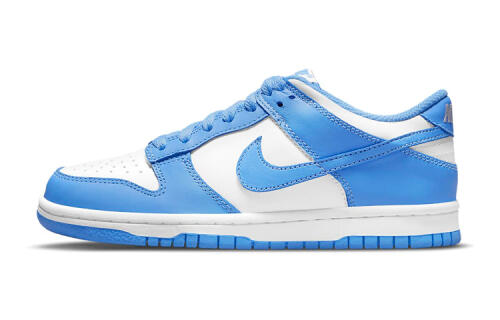 Детские кроссовки Nike Dunk Low (GS) белые