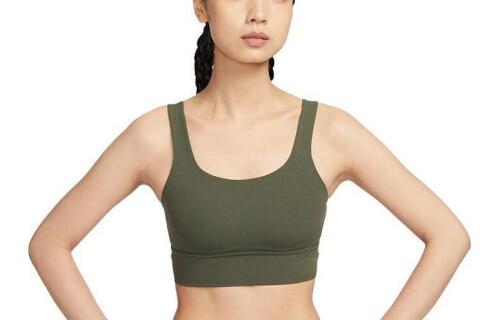Женское боди Nike Zenvy Longline зеленое