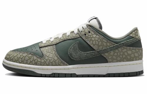 Мужские кроссовки Nike Dunk Low Retro PRM зеленые