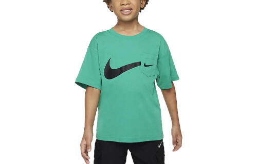 Детская футболка Nike Sportswear зеленая