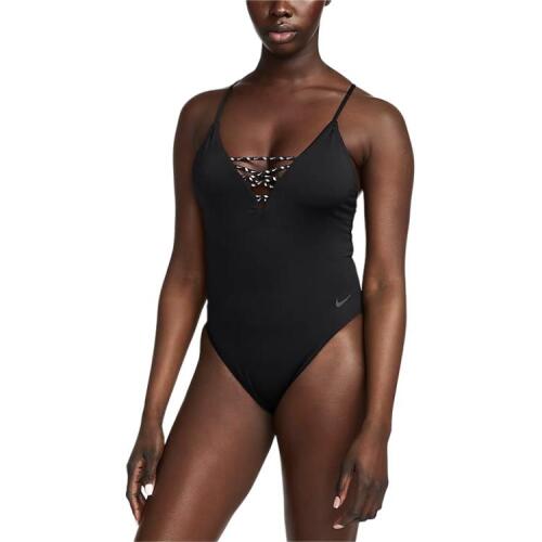 Женский купальник Nike Swim Sneakerkini 2.0 черный