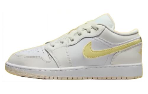 Детские кроссовки nike Air Jordan 1 Low (GS) белые