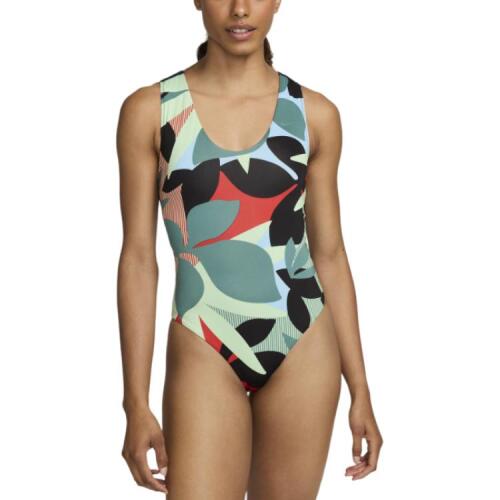 Женский купальник Nike Swim зеленый
