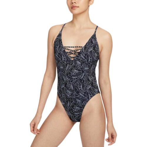 Женский купальник Nike Swim Sneakerkini 2.0 черный