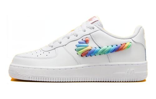 Детские кроссовки Nike Air Force 1 LV8 1 (GS) зеленые