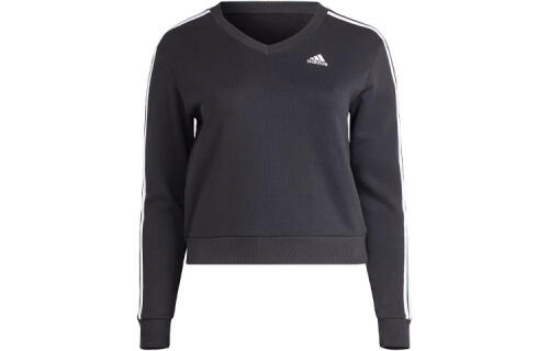 Женский свитшот adidas ESSENTIALS V-NECK SWEATSHIRT черный