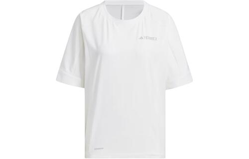 Женская футболка adidas AEROREADY TECH WOVEN T-SHIRT белая
