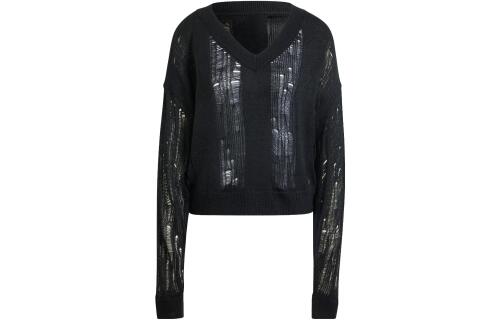 Женский свитшот adidas DISTRESSED CREW SWEATSHIRT черный