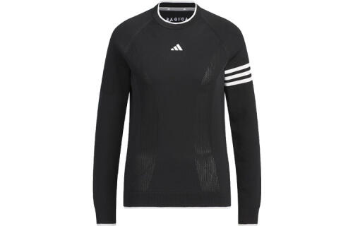 Женский свитшот adidas LONG SLEEVE PULLOVER SWEATER черный