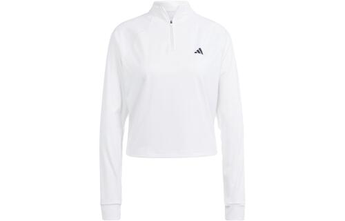 Женское худи adidas TRAIN ESSENTIALS MINIMAL COVER UP белое