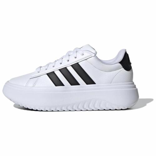 Женские кроссовки adidas GRAND COURT PLATFORM SHOES черно-белые