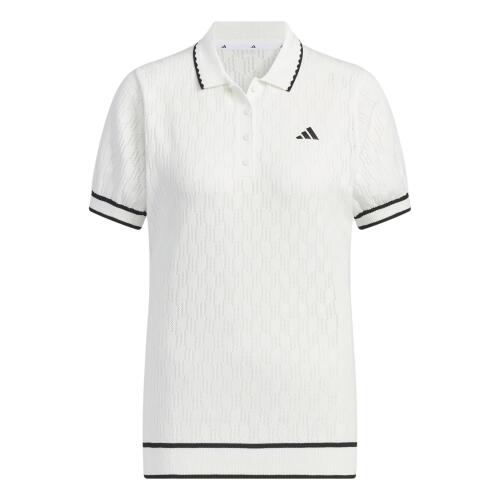 Женская футболка adidas PRIMEKNIT SHORT SLEEVE POLO SHIRT белая
