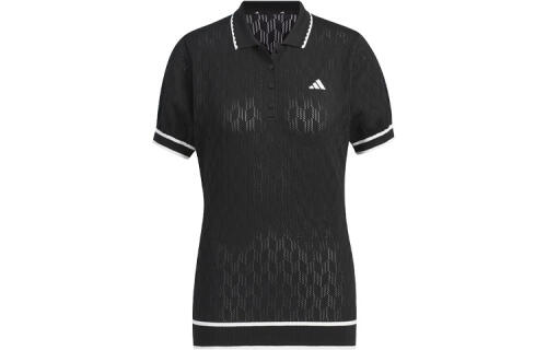 Женская футболка adidas PRIMEKNIT SHORT SLEEVE POLO SHIRT черная
