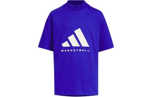 Детская футболка adidas THE 2024 COLLECTION CHAPTER 02 BASKETBALL TEE синяя