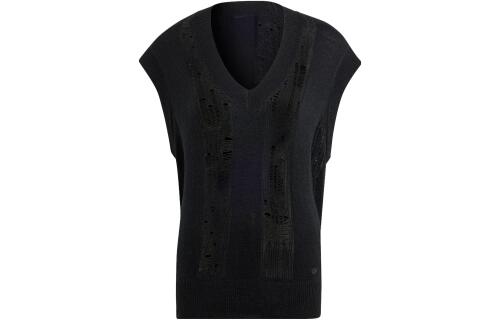 Женский жилет adidas DISTRESSED KNIT VEST черный