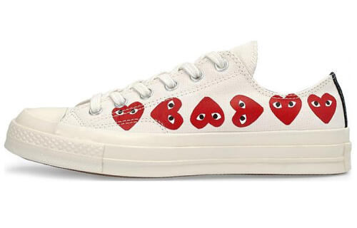 Кеды Converse Chuck Taylor All-Star 70s Ox Comme des Garcons Play Multi-Heart White