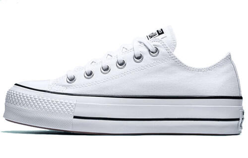 Кеды Converse Chuck Taylor All-Star Lift Ox White Black (W) черно-белые