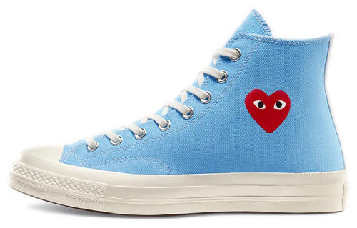 Кеды Converse Chuck Taylor All-Star 70s Hi Comme des Garcons Play Bright Blue