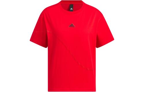 Женская футболка adidas GRAPHIC SHORT-SLEEVE TEE красная