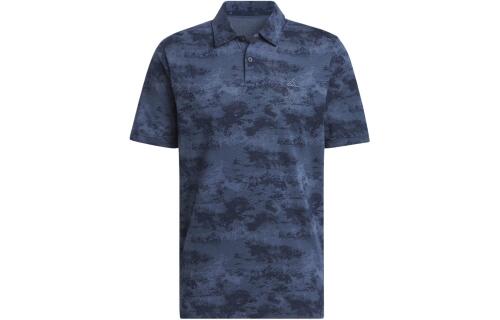 Мужская футболка adidas GO-TO PRINTED MESH POLO SHIRT синяя