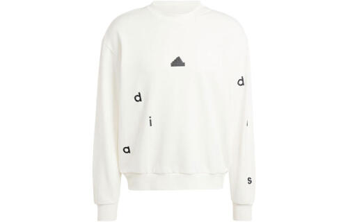 Мужской свитшот adidas EMBROIDERED SWEATSHIRT белый